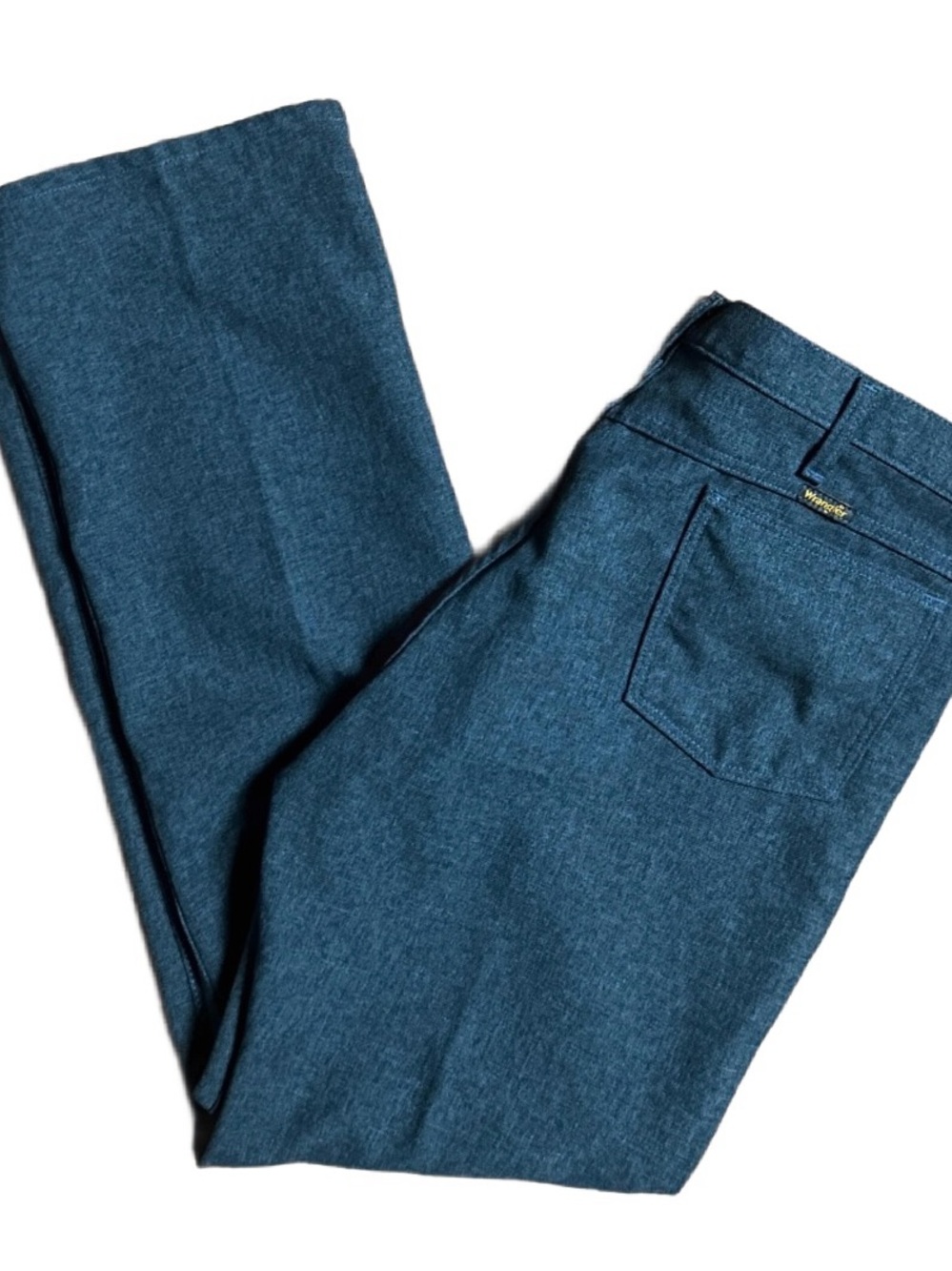 Wrangler ~ Vintage ~ USA ~ Blue ~ Men’s 40/32 ~  Bell Bottom / Western Pants